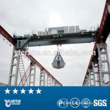 environmental double girder grab bucket crane